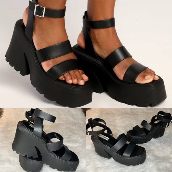 Steve Madden Shoes - Steve Madden chunky black platforms